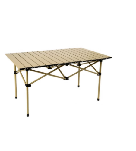 طاولة المنيوم شرائح مقاس 50*55*95سم