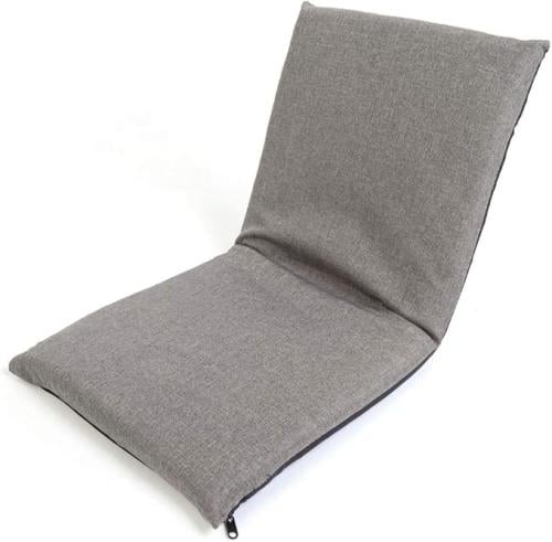 كرسي ارضي مخمل مربع