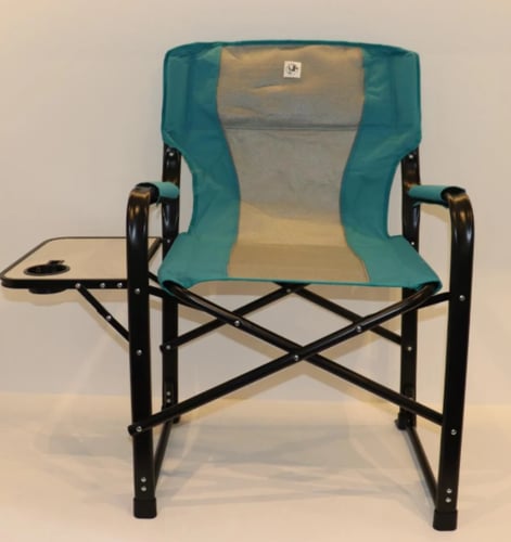 كرسي تنفيذي فاخر مع طاولة جانبية