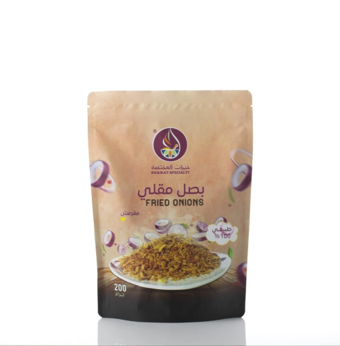 بصل مقلي مقرمش المختصة 200 جرام