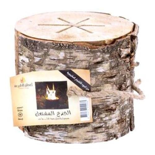 حطب الجذع المشتعل