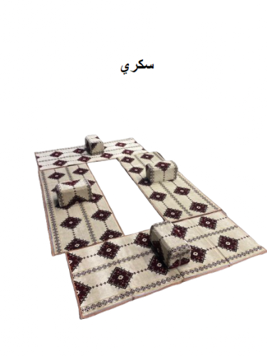 طقم مدة مع مركاة 8 قطع