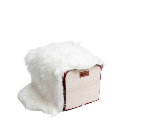 مفرش فرو ابيض 100×60 سم