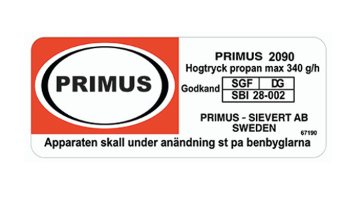 استكر بريموس 2090 شفاف