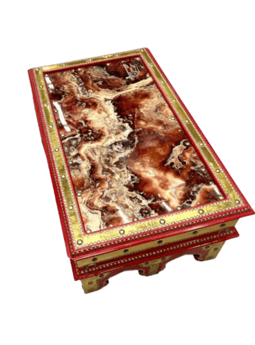 طاولة شاي كبيرة مع 2 درج م 60*94 سم