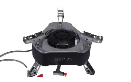 موقد غاز 1 عين من الفولاذ GS087