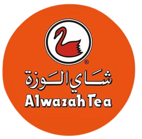 استكر شاي الوزة برتقالي دائري