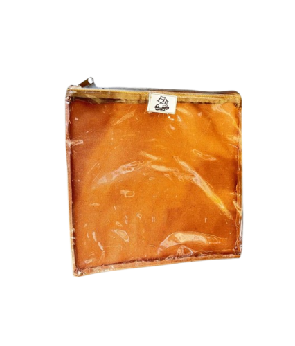 جراب اغراض شفاف ملون 30*30 سم