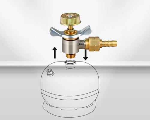 محول غاز فراشة