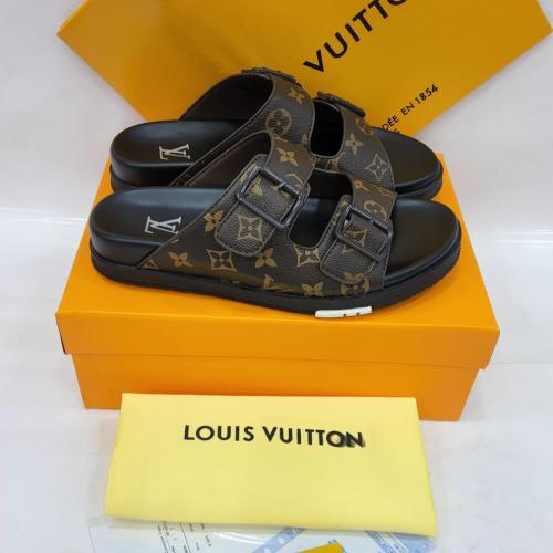 Louis Vuitton Slippers سليبر لويس فيتوون بني