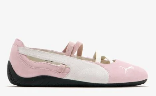 Puma Ballet بوما وردي مع ابيض