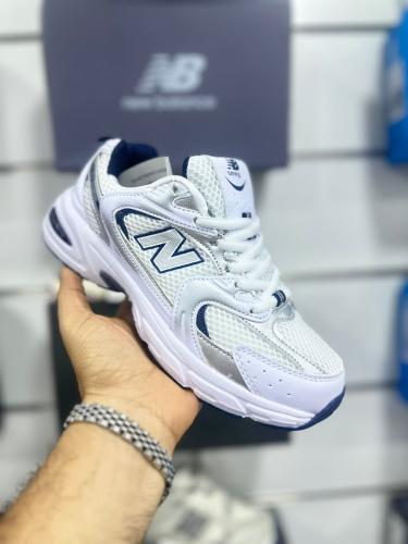 New balance 530 نيو بالانس ابيض مع ازرق