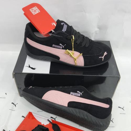 Puma Speedcat اسود مع وردي