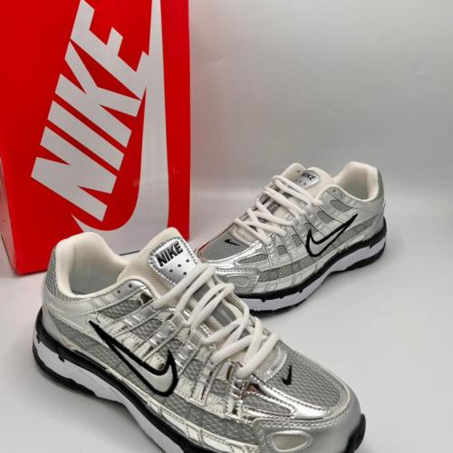 Nike P6000 نايك فضي مع اسود