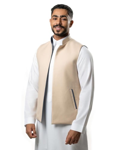 سديري دبل فيس بيج ورمادي أزرق