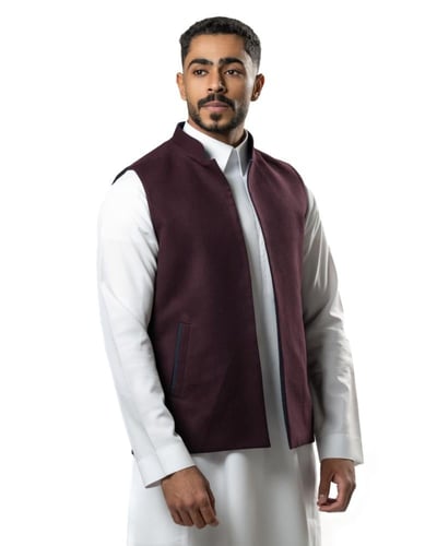 سديري دبل فيس عنابي وكحلي