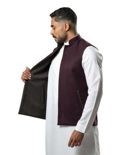 سديري دبل فيس عنابي ودخاني