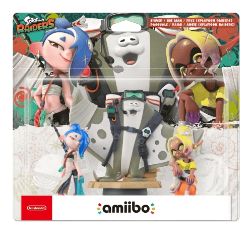 amiibo - Shiver, Big Man and Frye (Splatoon Raider...