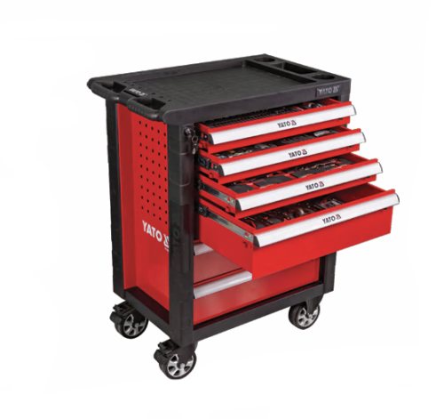 خزانة عدد بـ 6 أدراج مع الأدوات (217 قطعة) YT-5530...