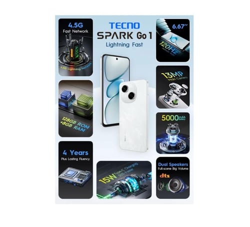 تكنو اسبارك GO 1 64 gb