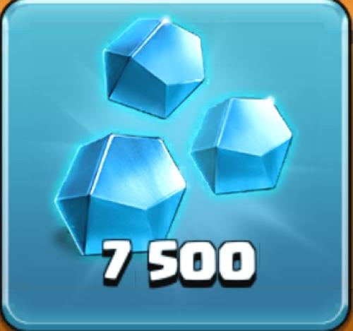 7,500 معدن خام لامع