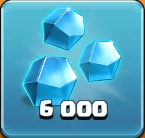 6,000 معدن خام لامع