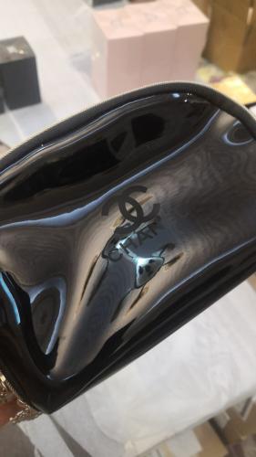 شنطة شانيل اسود جلد