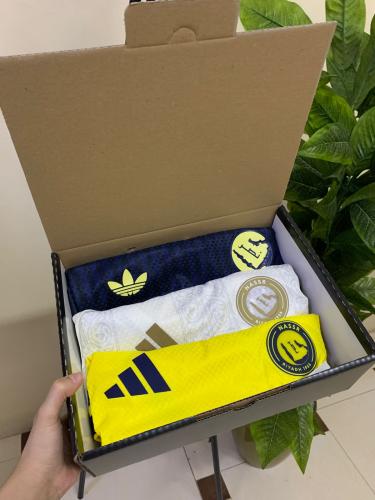 بكج النصر 2026-2027 تيشيرت الاصفر والابيض والكحلي