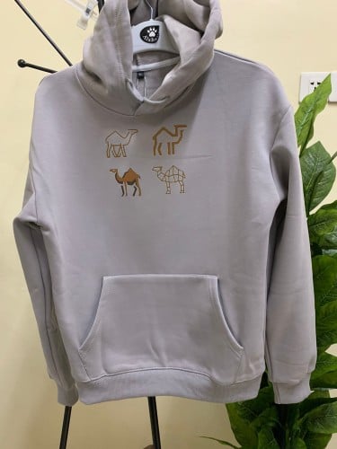 بلوفر رصاصي بتصميم مميز