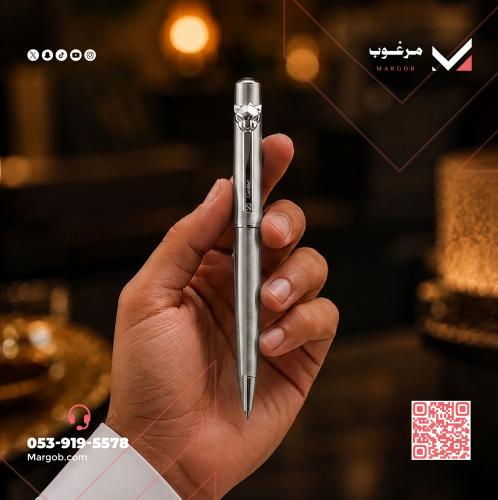 قلم كارتير تايقر فضي