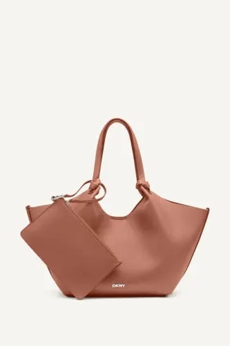 حقيبة يد نسائية DKNY جلد فاخر حجم Larg – تصميم هوب...