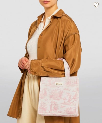 شنطة harrods - حقيبة تسوّق توالي دو جوي (Toile de...