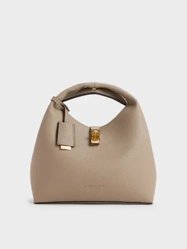 Chance Turn-Lock Bucket Bag
