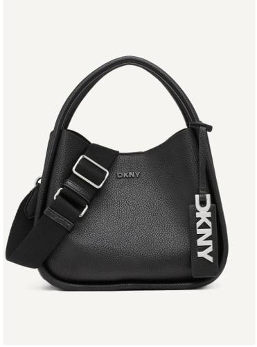 حقيبة DKNY جلد ناعم – تصميم هوبو عصري مع حزام عريض...