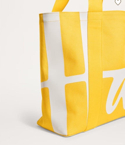 "حقيبة تسوق قماشية من Harrods -حجم متوسطة بلونها ا...