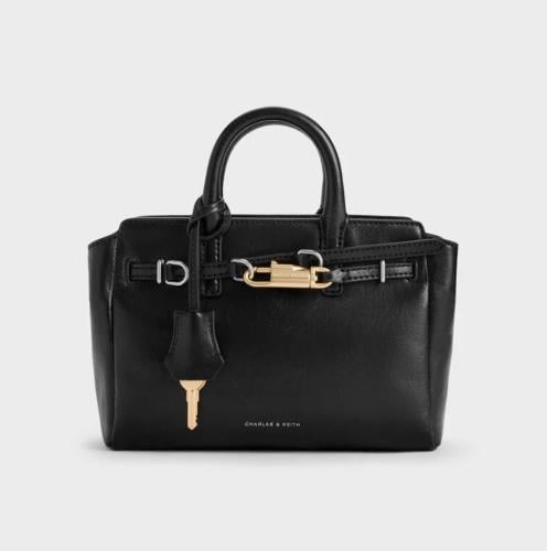 Mini Delfina Belted Tote Bag