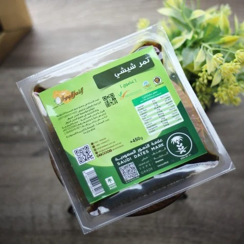 تمر شيشي ساده عضوي450 جرام (النحل الجوال)