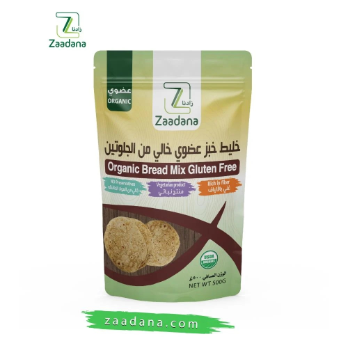 خليط خبز عضوي خالي من الجلوتين500 جرام
