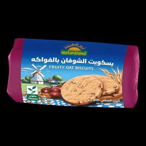 بسكويت الشوفان بالفواكه 200 غ أرض الطبيعة