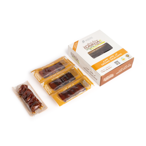 شرائط تمر خلاص عضوي مغلف كرتون360 جرام