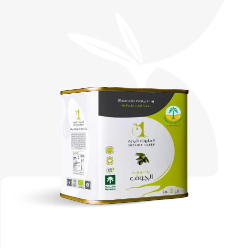 زيت زيتون المليون شجرة عضوي 2 لتر