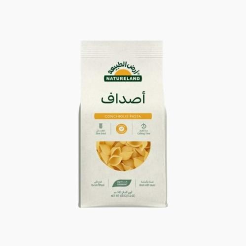 مكرونة اصداف ارض الطبيعة 500جم عضوية