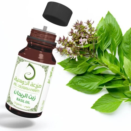 زيت الريحان العطرى العضوي الدوسية