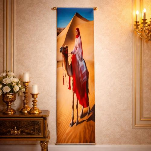لوحة قماش جدارية تراثية – 30×150 سم