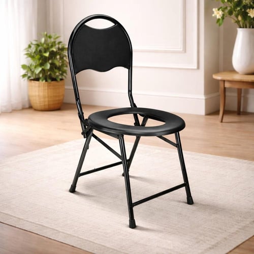 كرسي مرحاض طبي محمول وقابل للطي - مثالي لكبار السن...