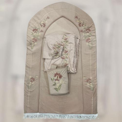 طقم صلاة فاخر مخمل , 3 قطع