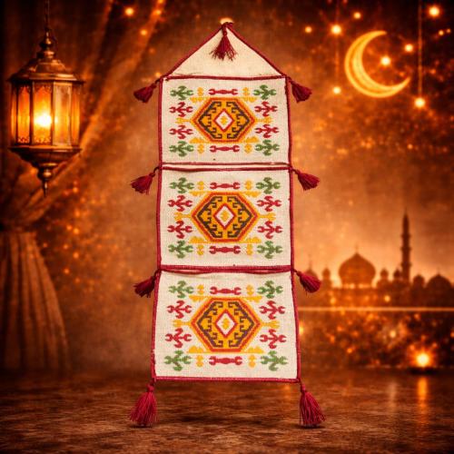 ديكور جداري تراثي 3 جيوب بتصميم السدو – لمسة من ال...