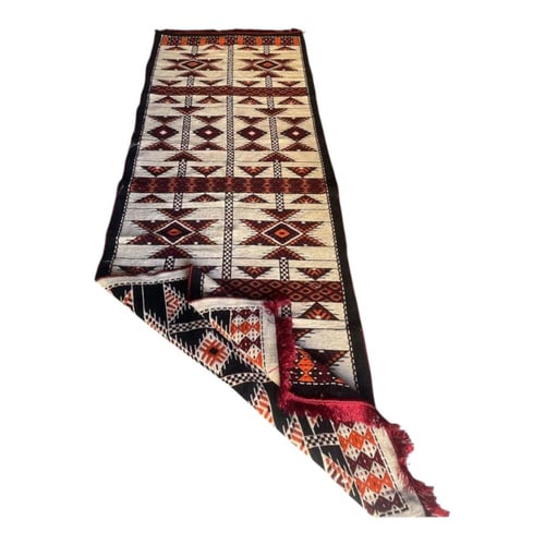 مفرش وجهين تراثي - مقاس 100x300 سم , موديل حجازي