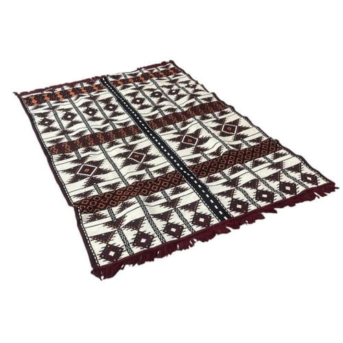 مفرش وجهين تراثي - مقاس 140x200 سم , موديل حجازي