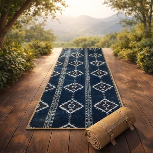 مفارش رحلات مقاس 3x1 م , مدات ارضية مع قماش خلفي ر...